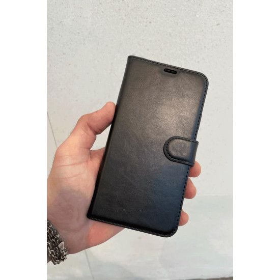Reeder S19 Max Pro S Zoom Cüzdan Kapaklı Kılıf Kar Deluxe Kartlıklı Uyumlu Cüzdanlı Standlı Mıknatıslı